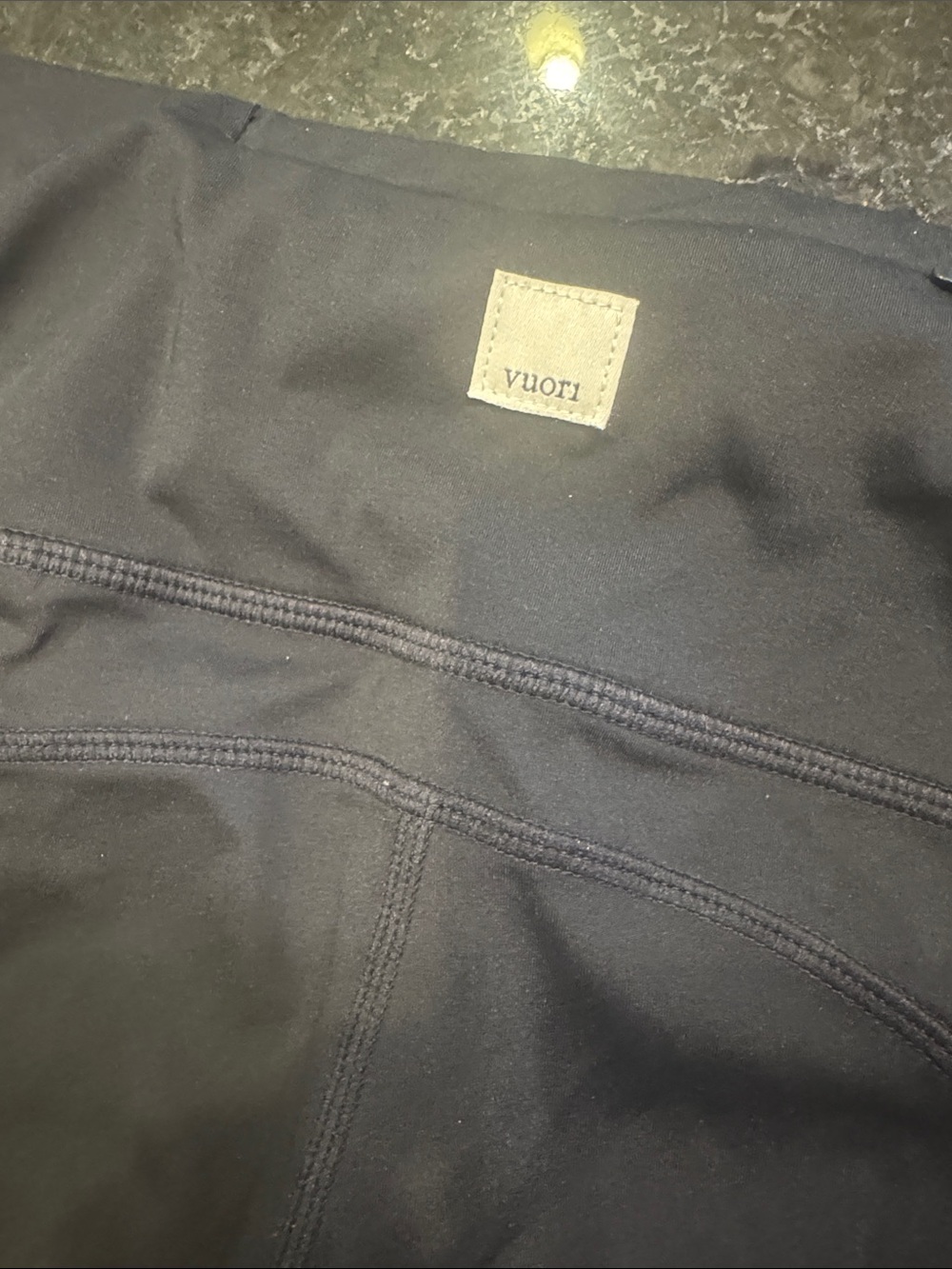 Vuori Black High-Waist Performance Leggings